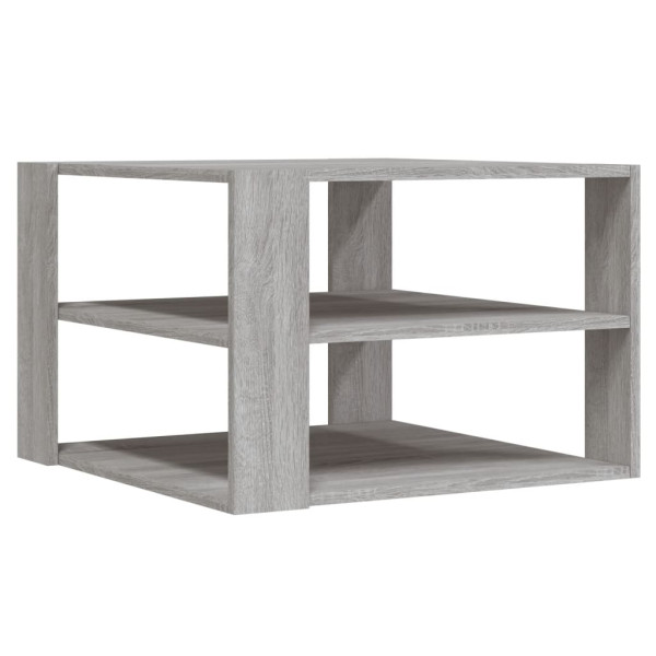 Mesa de centro madera de ingeniería gris Sonoma 59.5x59.5x40 cm M 2