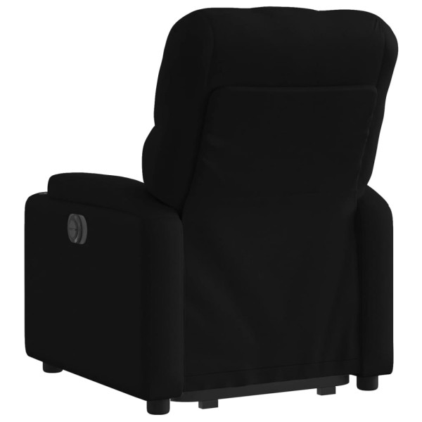 Sillón eléctrico reclinable elevable de tela negro M 4
