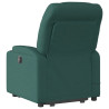 Sillón masaje eléctrico reclinable elevable tela verde oscuro 4
