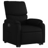 Sillón reclinable y elevable eléctrico cuero sintético negro 3