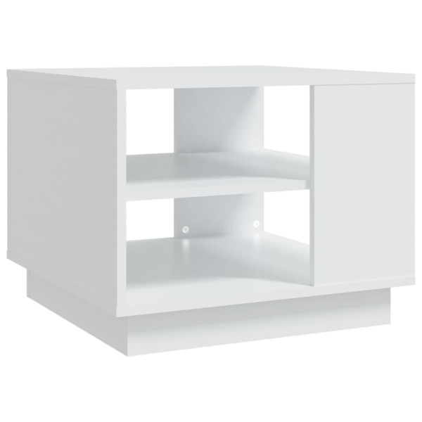 Mesa de centro 55x55x43 cm derivados de madeira branco M 2