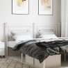 Cabeceira de cama 180 cm metal branco 1