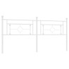 Cabeceira de cama 200 cm metal branco 5