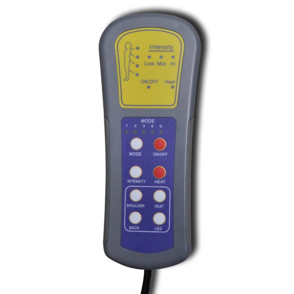 Cadeira de massagens couro artificial branco M 4