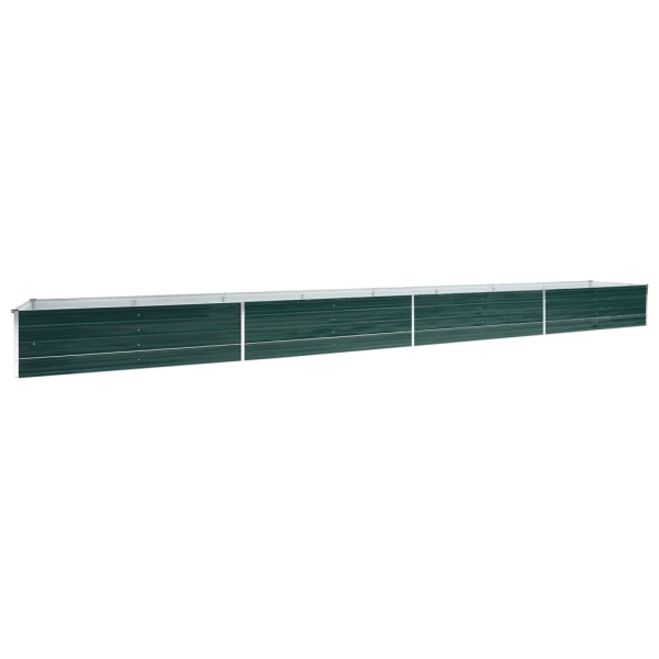 Arriate de acero galvanizado verde 600x80x45 cm M 2