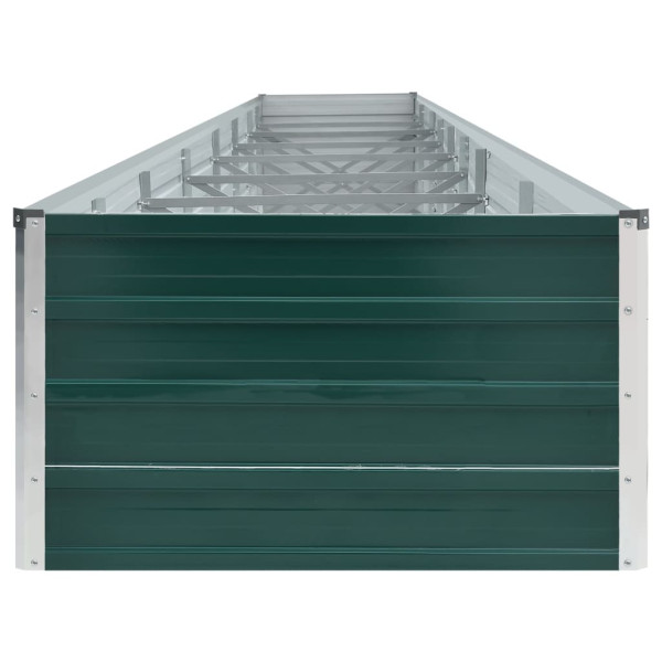 Arriate de acero galvanizado verde 600x80x45 cm M 4