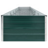 Arriate de acero galvanizado verde 600x80x45 cm 4