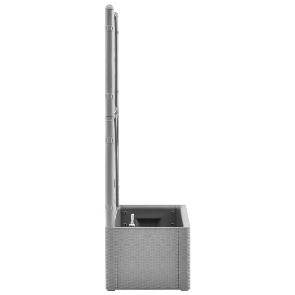 Vaso/floreira c/ treliça e sistema de rega automática cinzento M 4