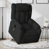 Sillón reclinable de masaje elevable tela negro 1