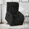 Sillón reclinable elevable tela negro 1