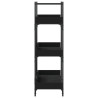 Librería de 3 estantes madera ingeniería negro 100x33x108.5 cm 5