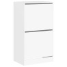 Mueble zapatero con 2 cajones abatibles blanco 60x42x108 cm 2