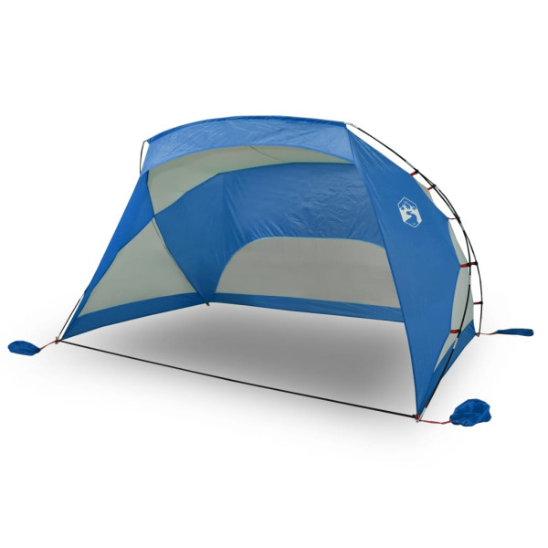 Tenda de praia 274x178x170/148 cm poliéster 185T azul-ciano M 2
