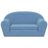 Sofá cama de criança 2 lugares blusa azul suave 3