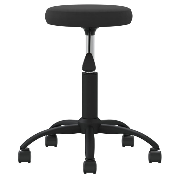 Silla de oficina giratoria de terciopelo negro M 4