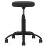 Silla de oficina giratoria de terciopelo negro 4