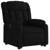 Sillón eléctrico reclinable elevable de tela negro 3