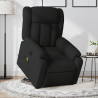 Sillón de masaje eléctrico reclinable elevable tela negro 1