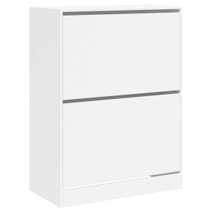 Sapateira c/ 2 gavetas articuladas 80x42x108 cm branco H