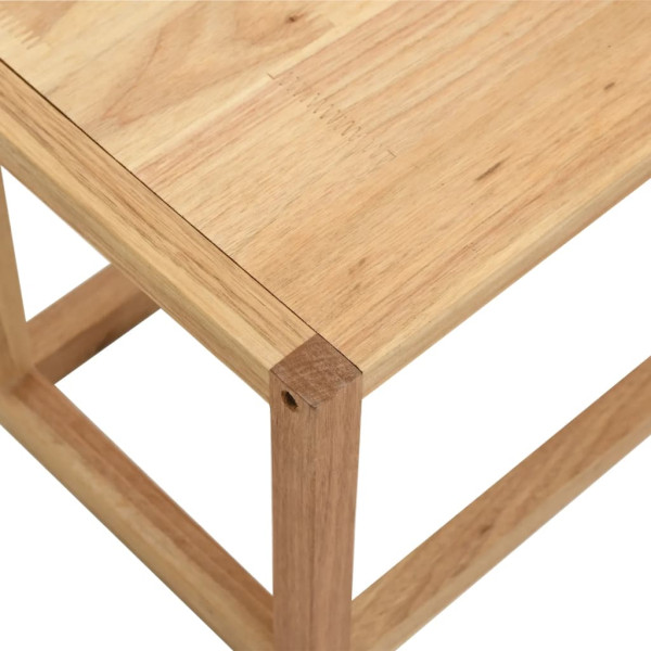 Toallero de madera maciza nogal 60x20x20 cm M 5