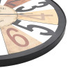 Reloj de pared de metal multicolor 60 cm 4