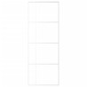 Puerta corredera ESG vidrio y aluminio blanca 76x205 cm 3
