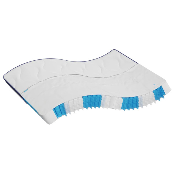 Colchón de muelles ensacados firmeza media 200x200 cm D