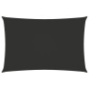 Toldo de vela rectangular tela Oxford gris antracita 5x7 m 1