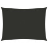 Toldo de vela rectangular tela Oxford gris antracita 2.5x4 m 1