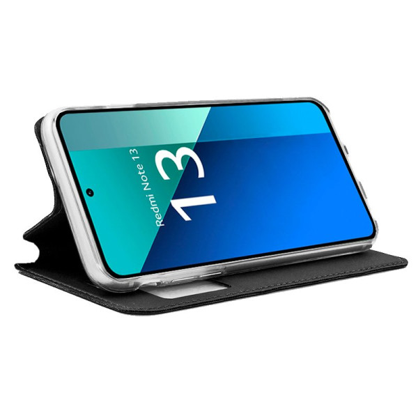 Funda COOL Flip Cover para Xiaomi Redmi Note 13 Liso Negro M 2