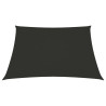 Para-sol tecido oxford retangular 2.5x3 m antracite 2