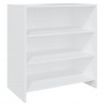 Aparador de 3 piezas madera contrachapada blanco 5
