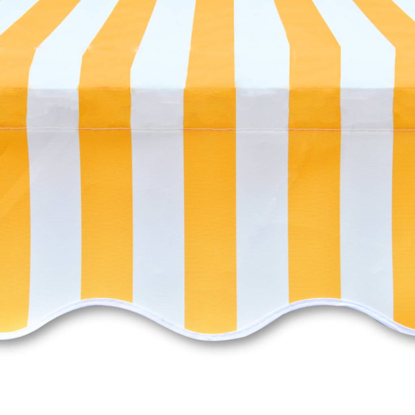 Lona toldo 3x2.5m (sem estrutura/caixa) amarelo girassol/branco M 4