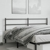 Cabeceira de cama 193 cm metal preto 1