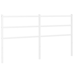 Cabeceira de cama 160 cm metal branco H