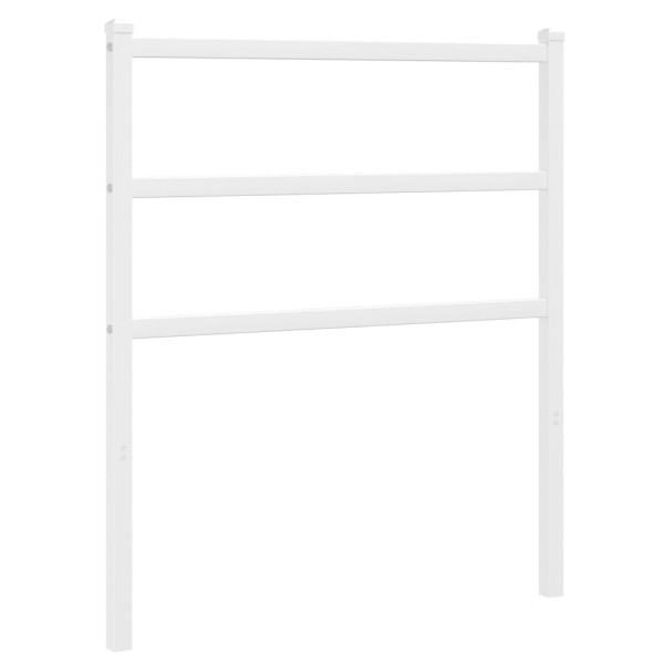Cabeceira de cama 75 cm metal branco M 2