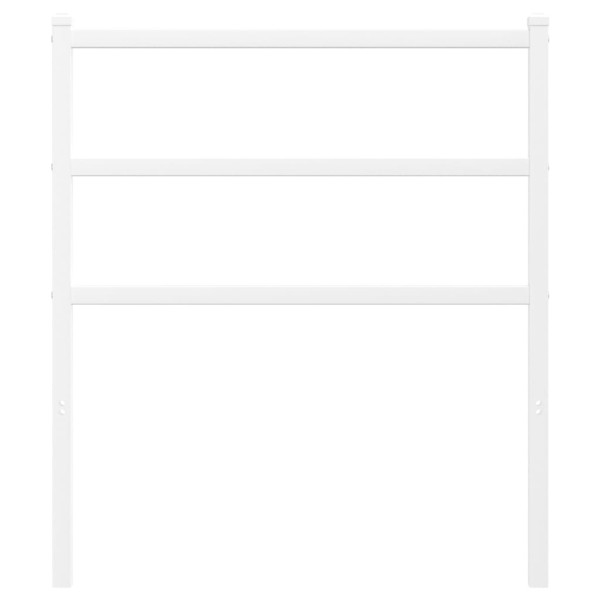 Cabecero de metal blanco 75 cm M 3