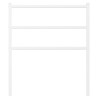 Cabecero de metal blanco 75 cm 3