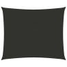 Toldo de vela rectangular tela Oxford gris antracita 4x5 m 1