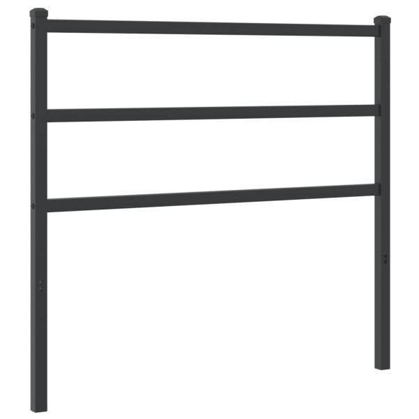 Cabeceira de cama 100 cm metal preto M 2