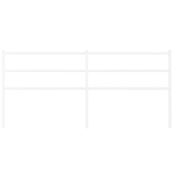 Cabecero de metal blanco 200 cm M 3