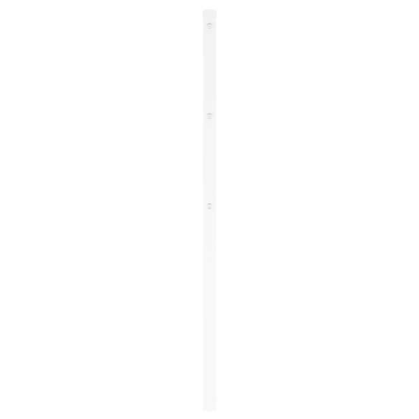 Cabecero de metal blanco 200 cm M 4