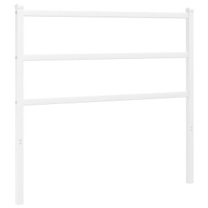 Cabecero de metal blanco 107 cm H