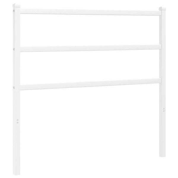 Cabeceira de cama 107 cm metal branco M 2