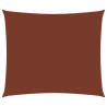 Toldo de vela rectangular tela Oxford terracota 3x4 m 1