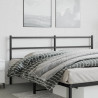 Cabeceira de cama 180 cm metal preto 1