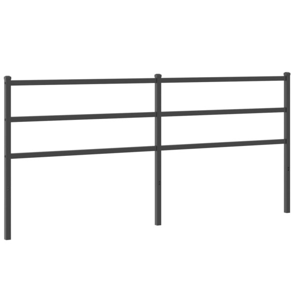 Cabeceira de cama 180 cm metal preto M 2