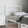 Cabeceira de cama 80 cm metal branco 1
