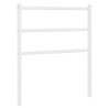 Cabeceira de cama 80 cm metal branco 2