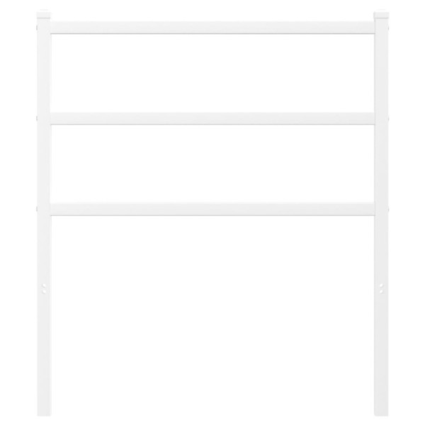 Cabecero de metal blanco 80 cm M 3